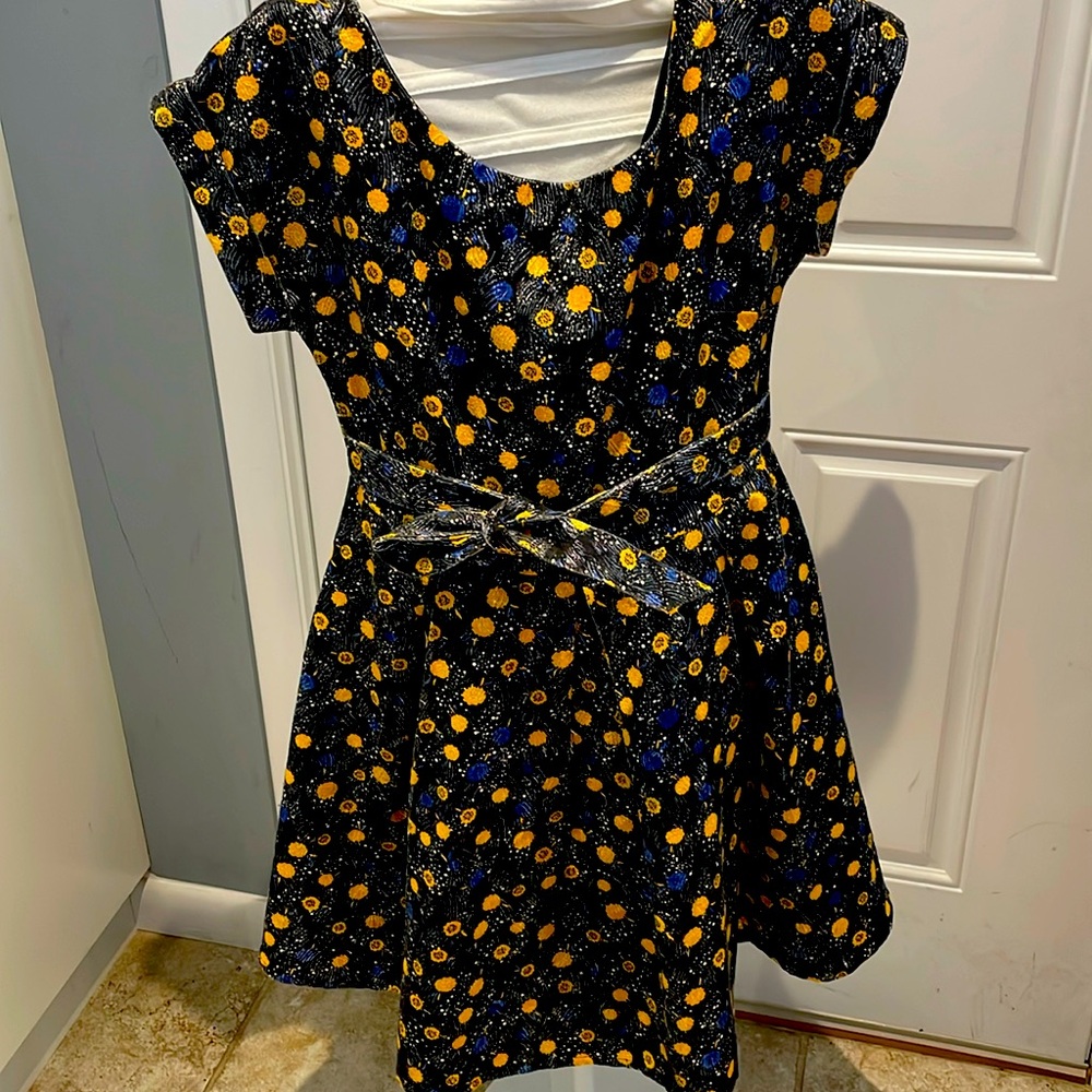 Parisian A-line dress.